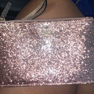 Rose Gold Kate Spade Wristlet